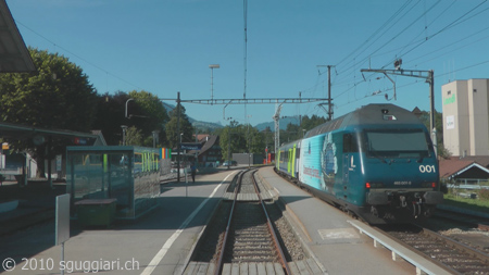 Vista dalla cabina - BLS Re 465